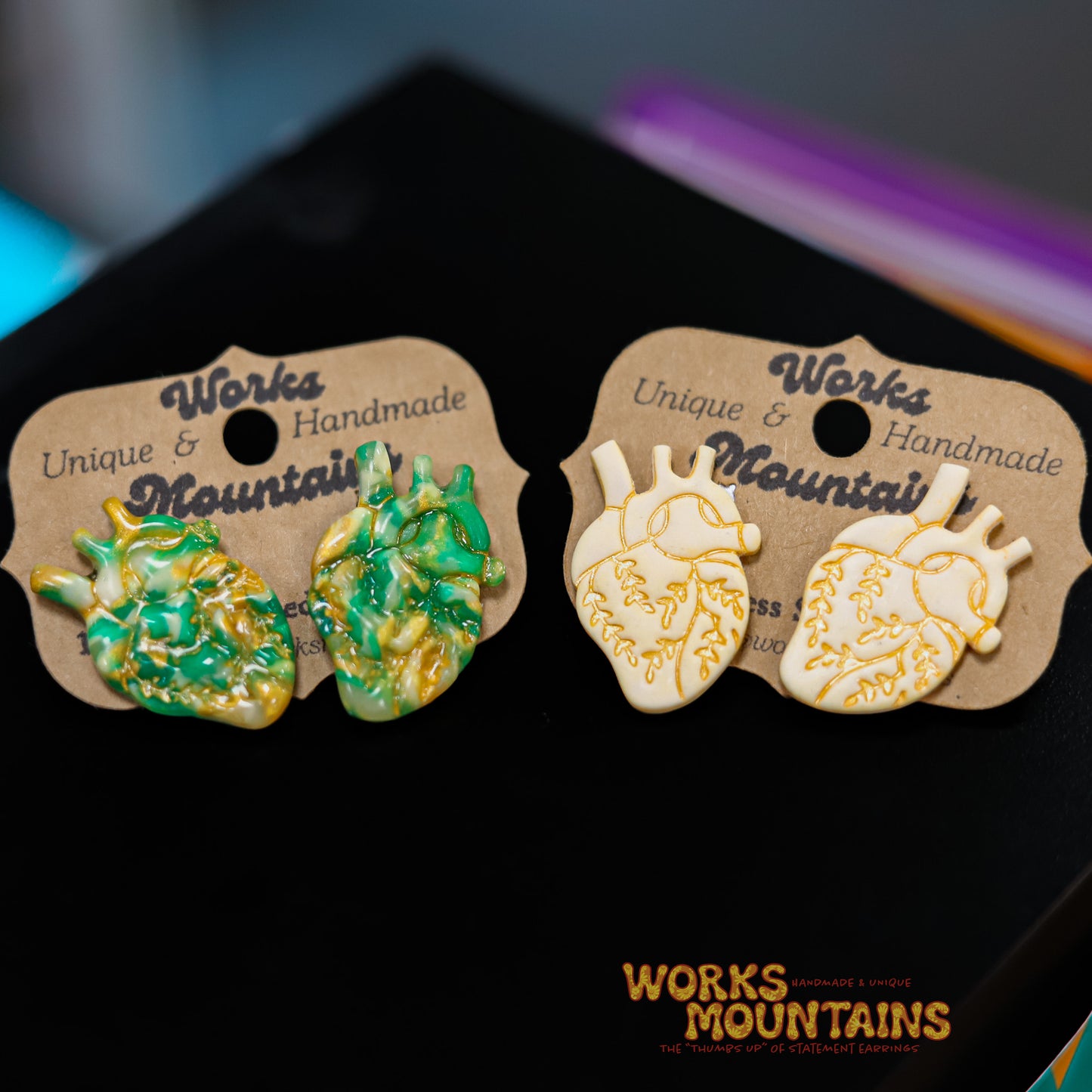 Floral Anatomical Hearts | STUDS | Wear your Heart