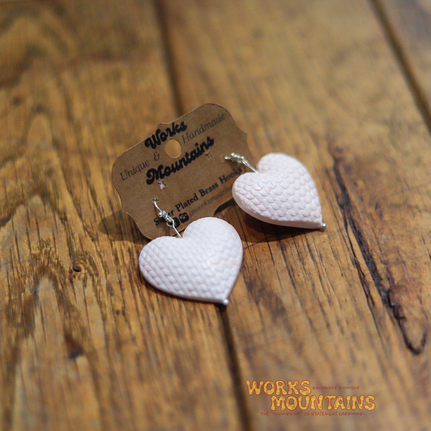 Puffed Hearts | Studs and Hanging | Loving Statements