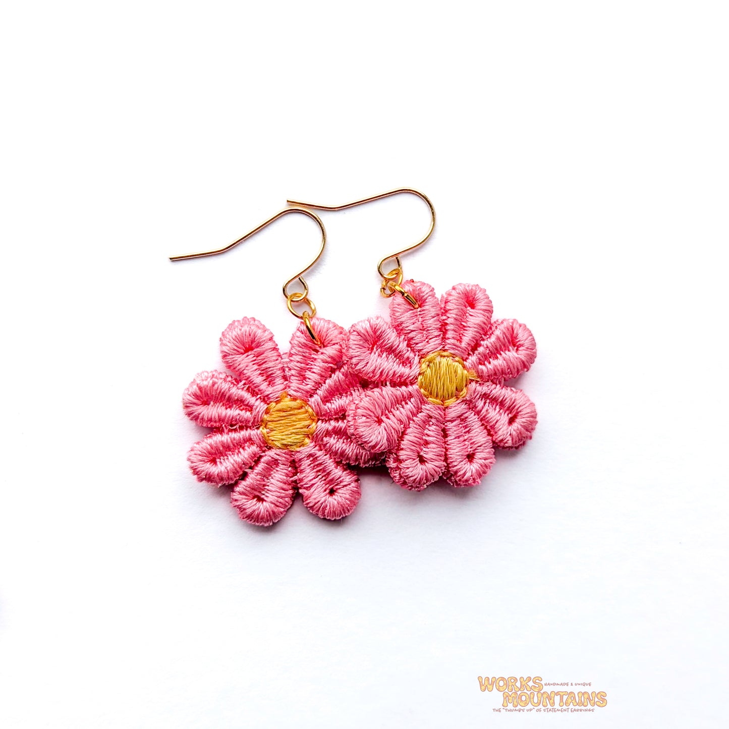 Daisy Lace Earrings | One for Every Mood | Single Colour Pairs