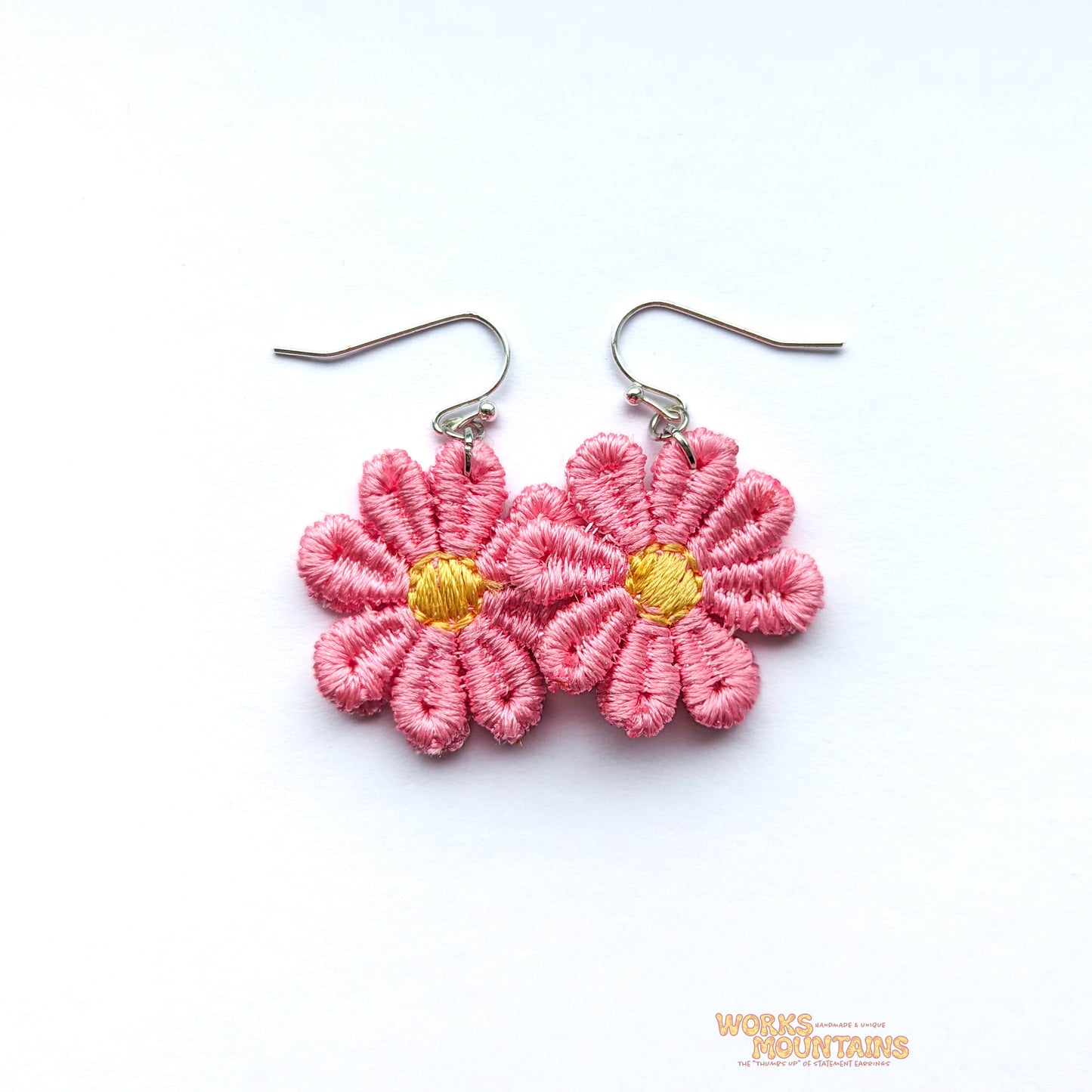 Daisy Lace Earrings | One for Every Mood | Single Colour Pairs