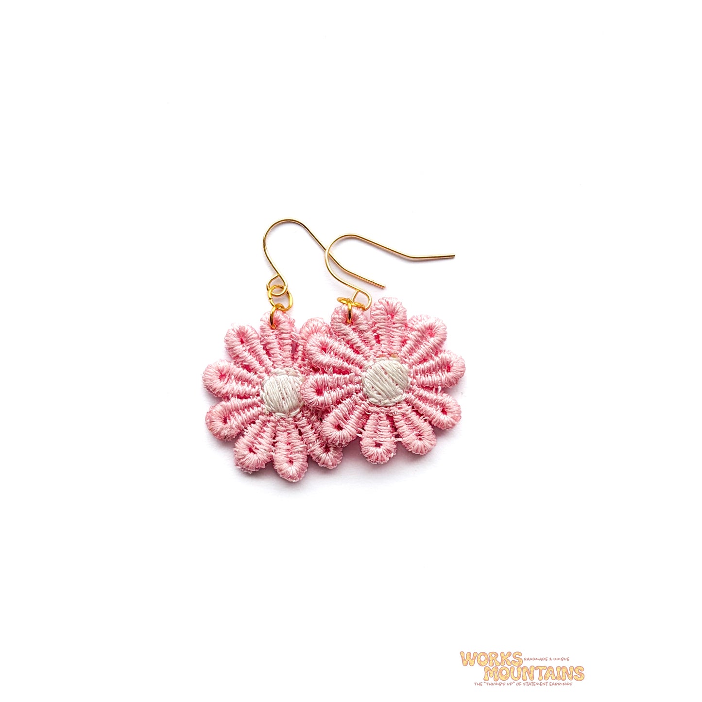 Daisy Lace Earrings | One for Every Mood | Single Colour Pairs