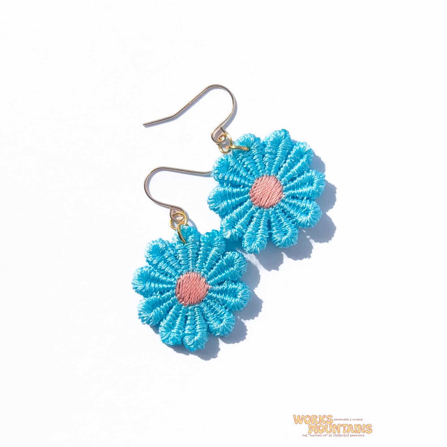 Daisy Lace Earrings | One for Every Mood | Single Colour Pairs