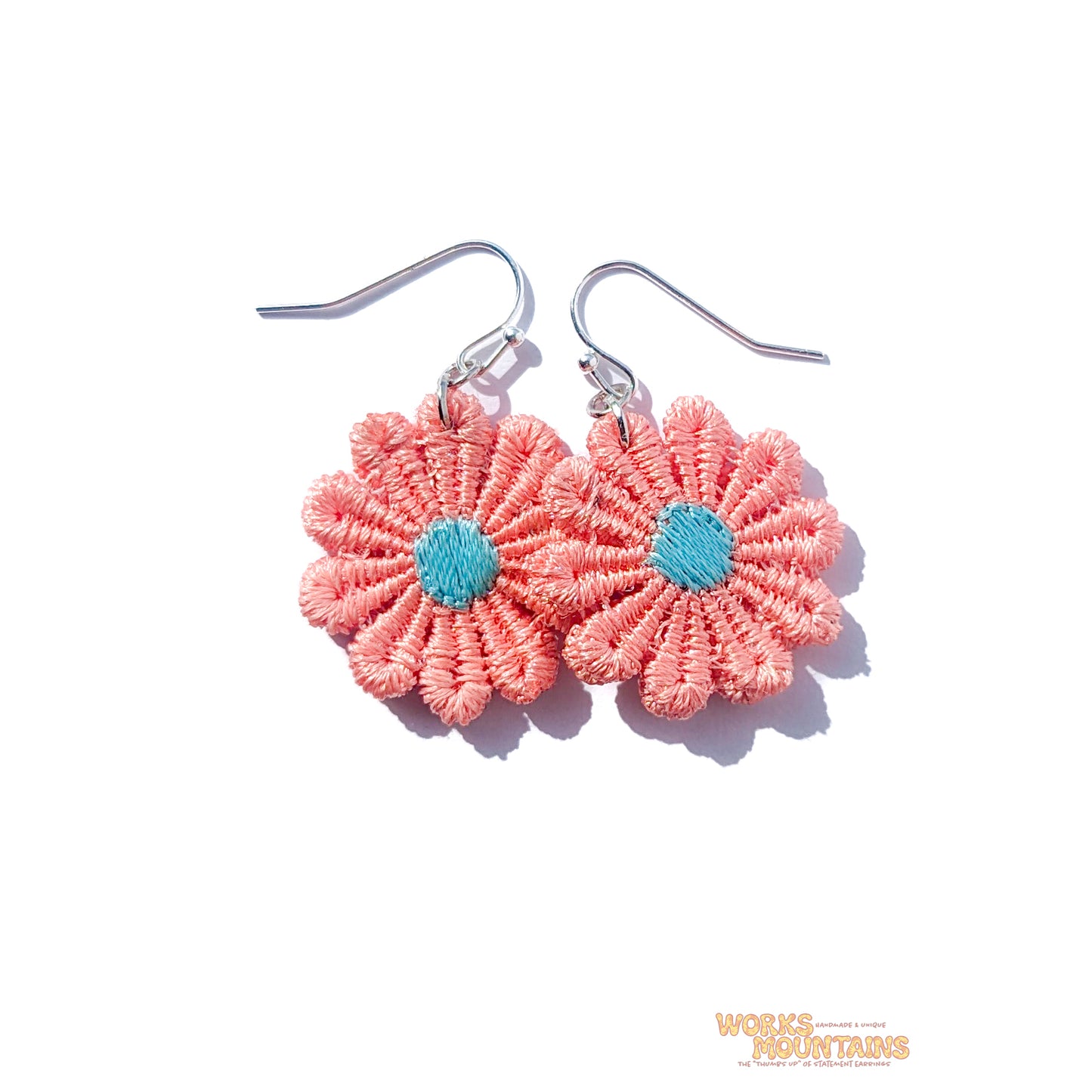 Daisy Lace Earrings | One for Every Mood | Single Colour Pairs