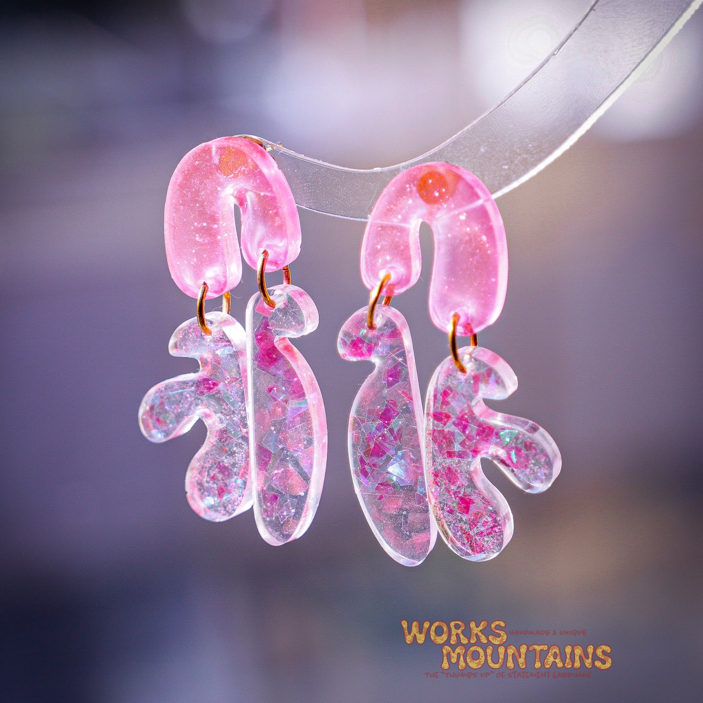Funky Resin | Misc. Earrings | A Splash of Colour and Shine