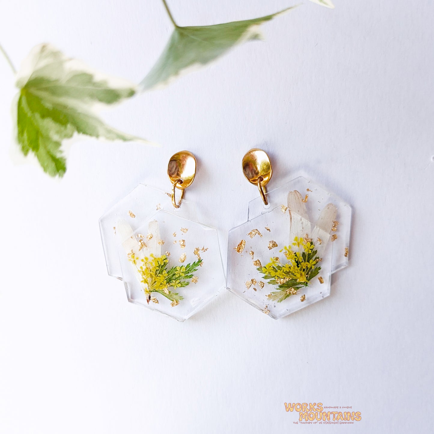Florals In Resin | Misc. Earrings |