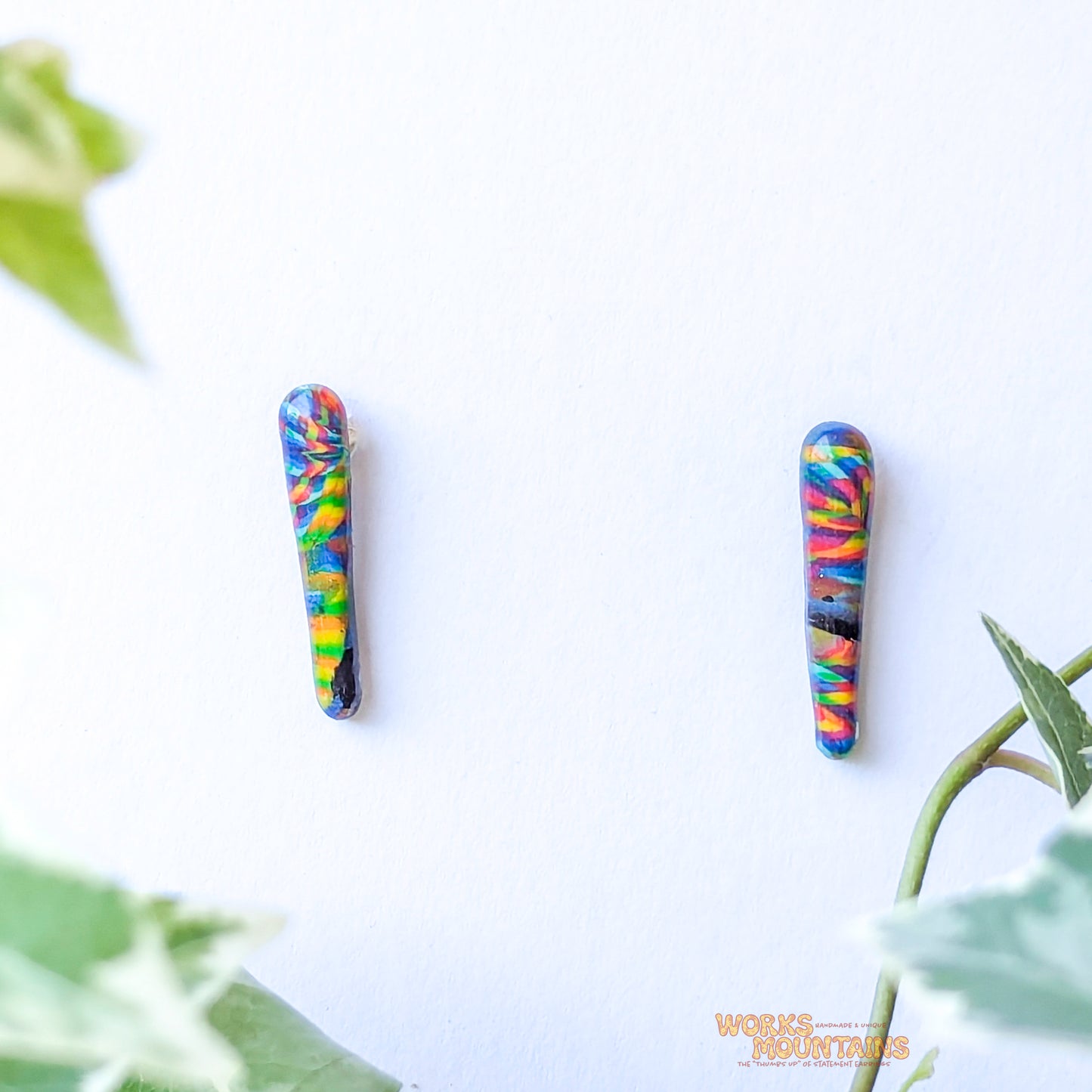 Mixed Pattern | Studs | Colourful patterns in various shapes