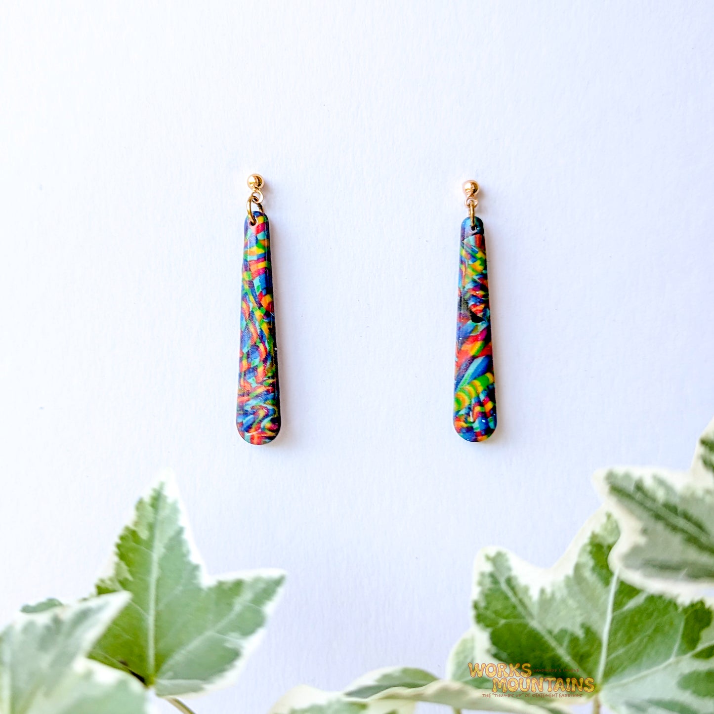 Mixed Pattern | Studs | Colourful patterns in various shapes