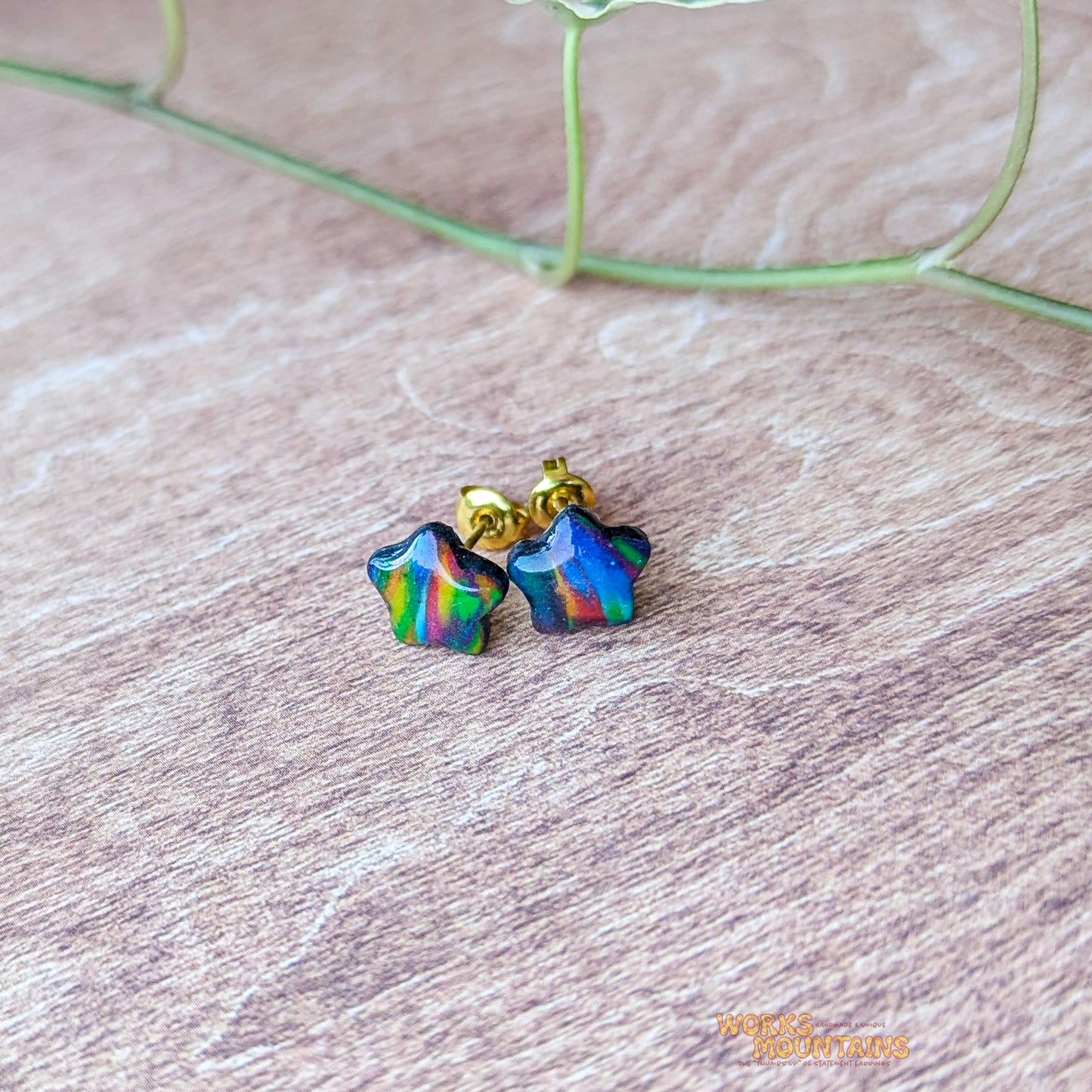 Mixed Pattern | Studs | Colourful patterns in various shapes