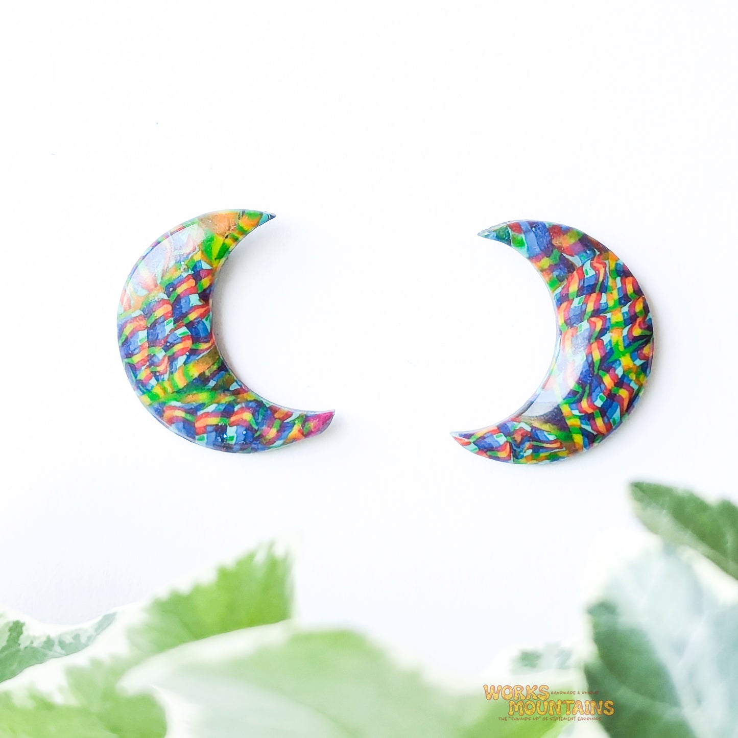 Mixed Pattern | Studs | Colourful patterns in various shapes