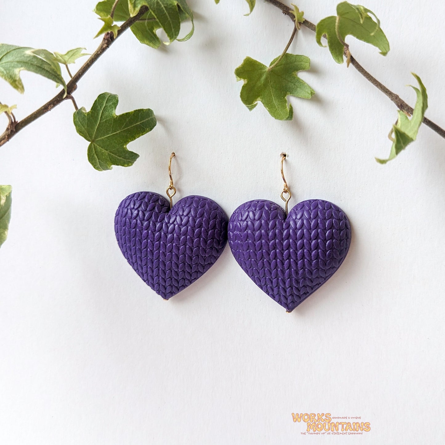 Puffed Hearts | Studs and Hanging | Loving Statements