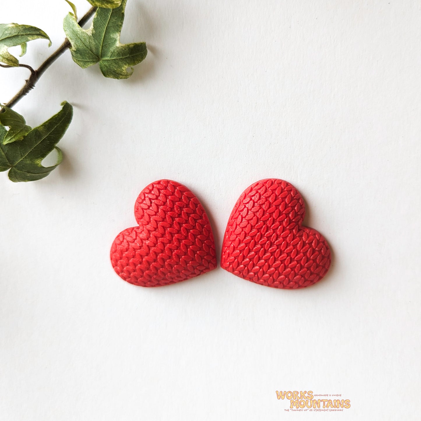 Puffed Hearts | Studs and Hanging | Loving Statements