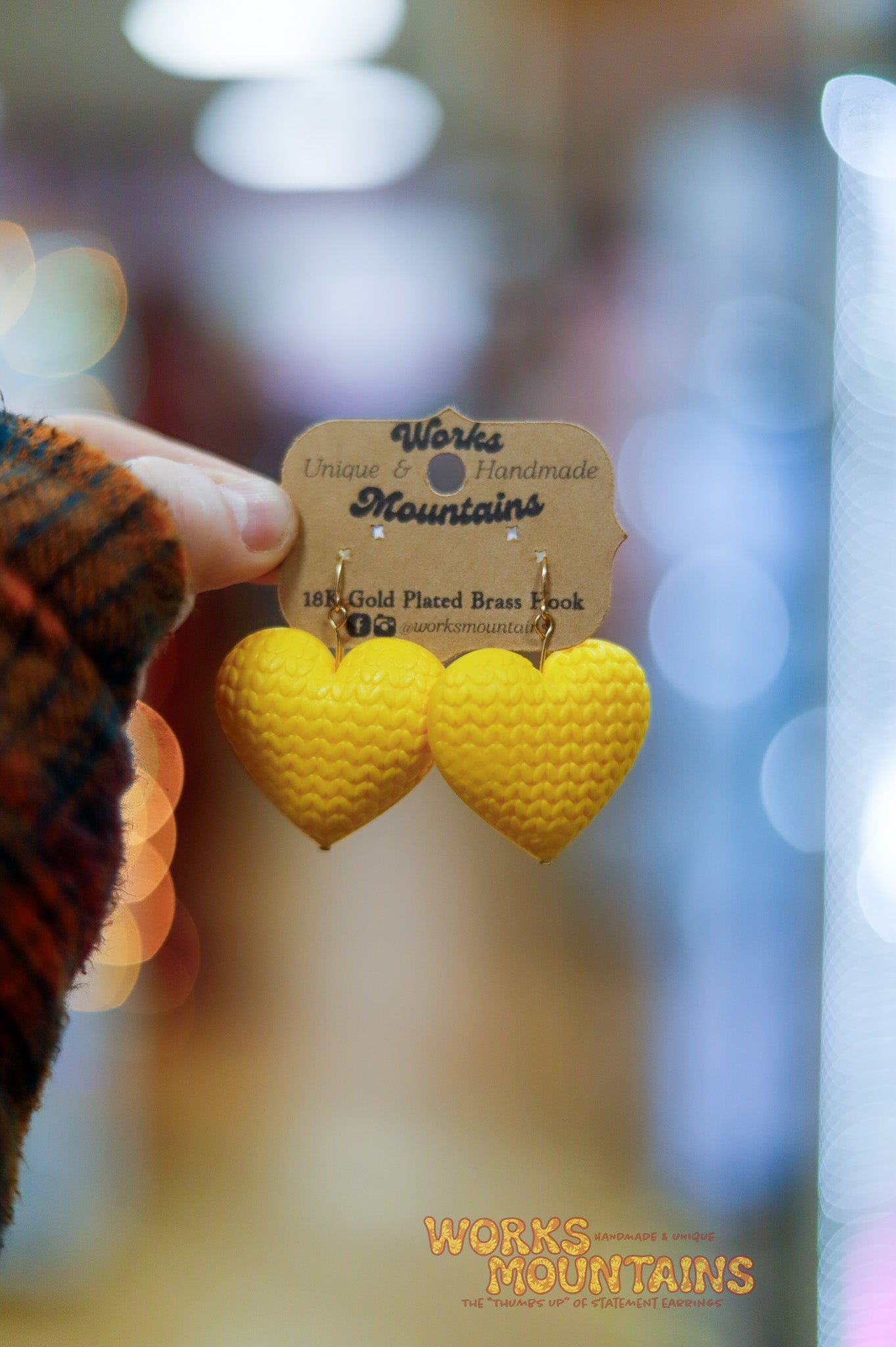 Puffed Hearts | Studs and Hanging | Loving Statements
