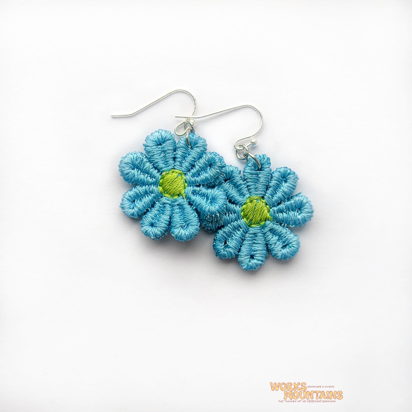 Daisy Lace Earrings | One for Every Mood | Single Colour Pairs