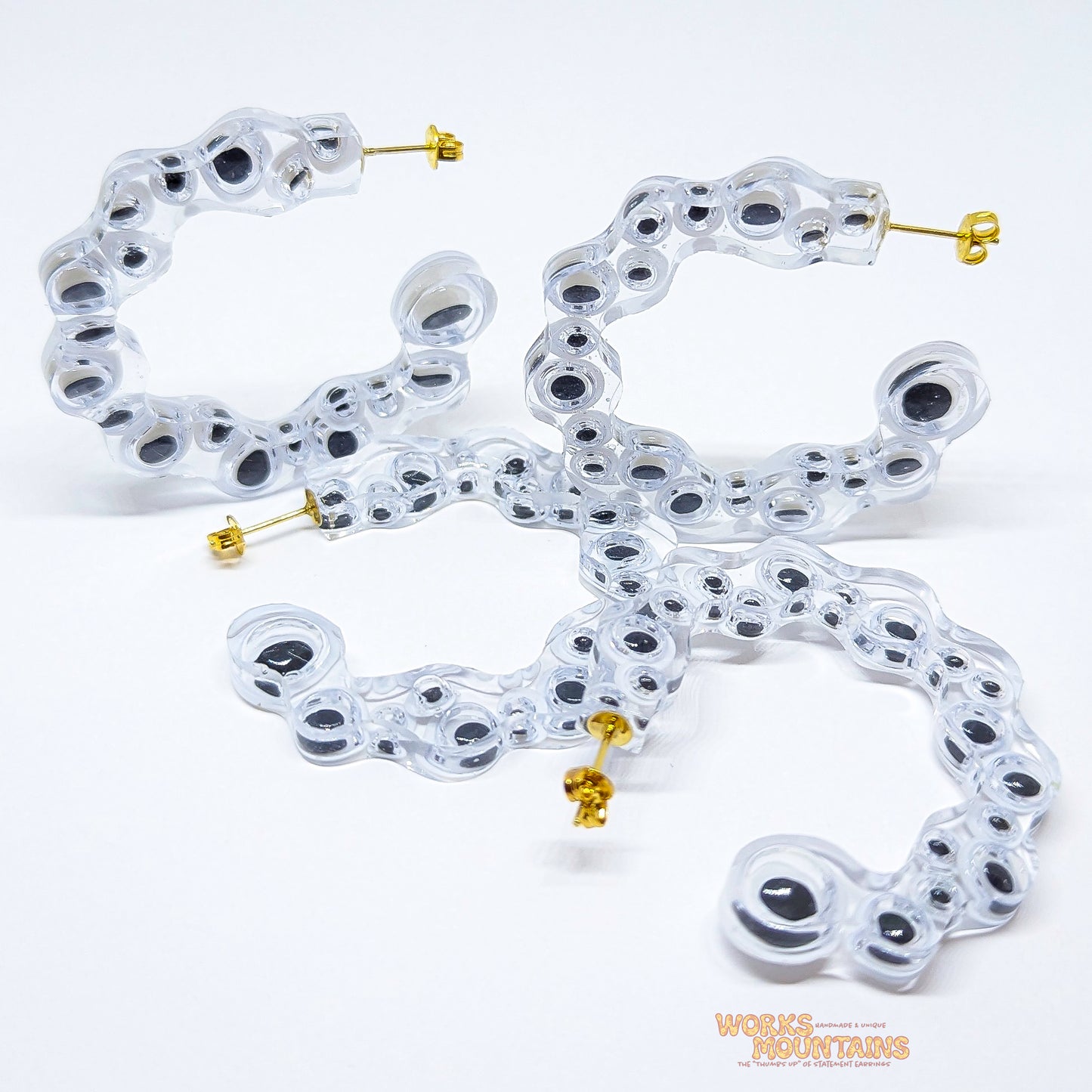 Googly Eyes! | Resin Hoops | Made To Order