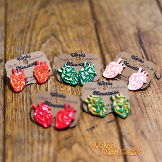 Floral Anatomical Hearts | STUDS | Wear your Heart