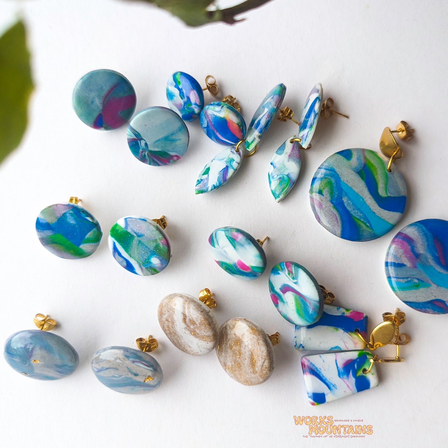 Limited Editions: Recycled Clay Earrings!