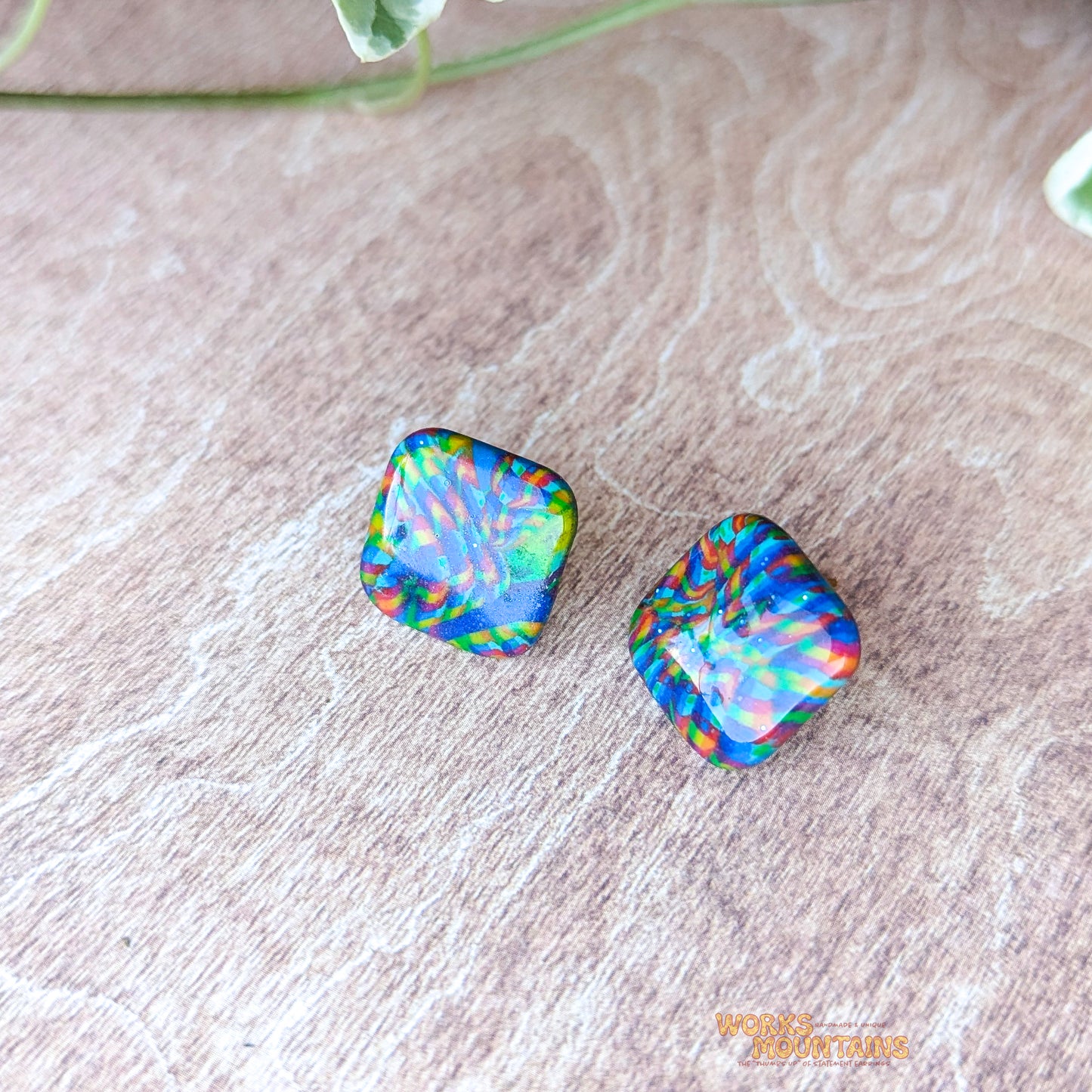 Limited Editions: Colourful Pattern Studs