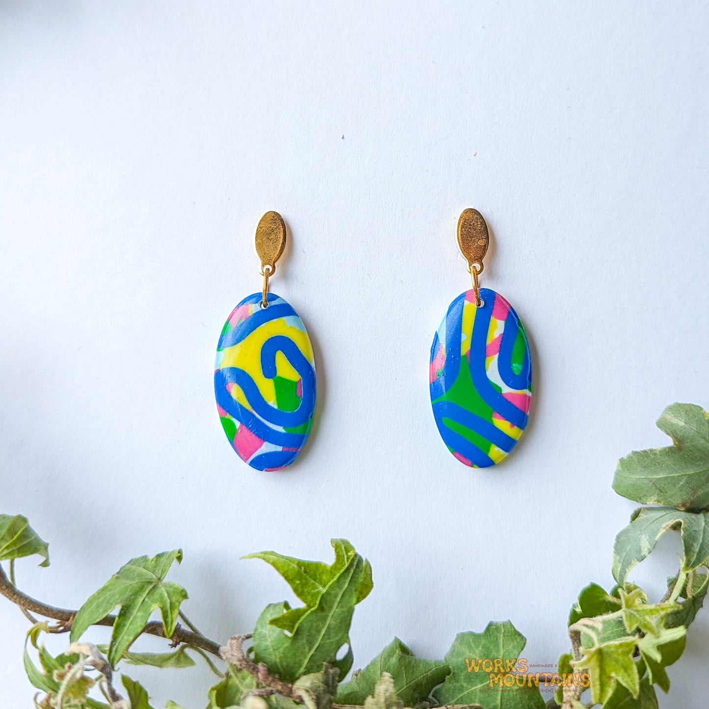 Limited Editions: Swirly Sensation Polymer Clay Earrings