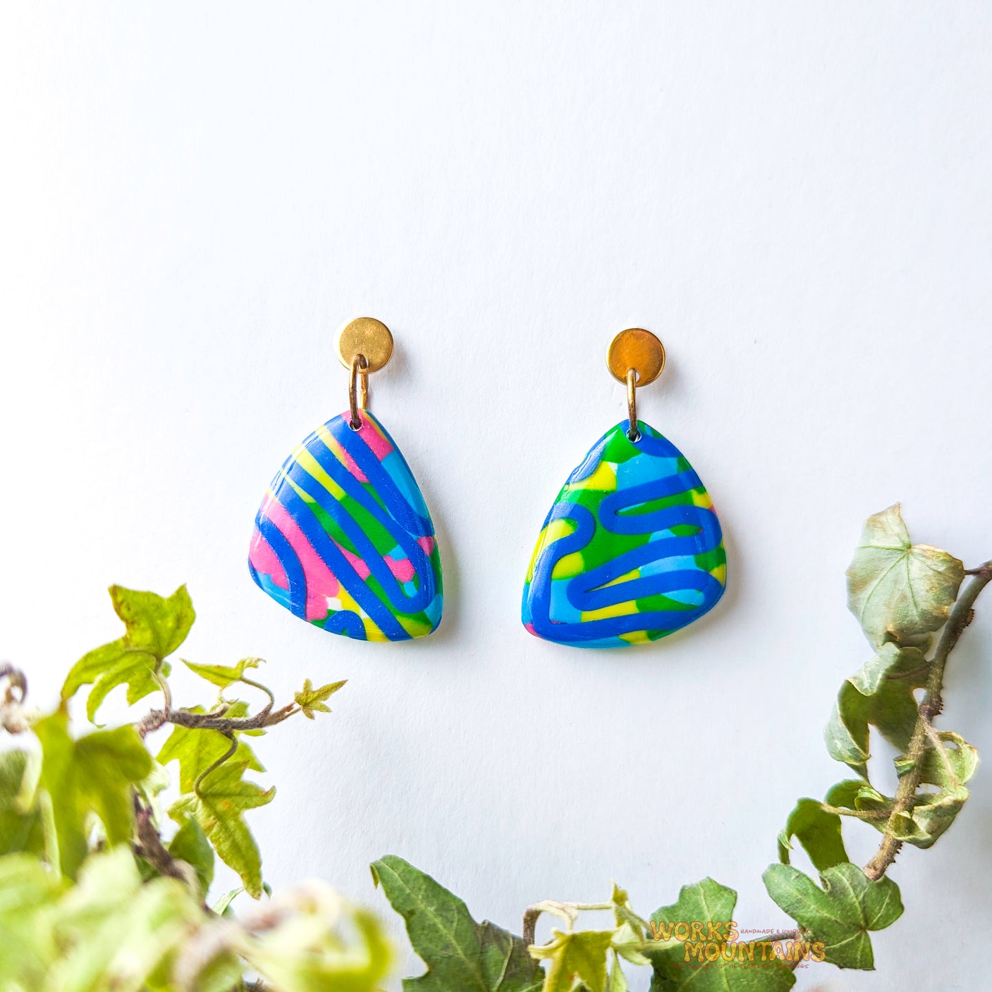 Limited Editions: Swirly Sensation Polymer Clay Earrings