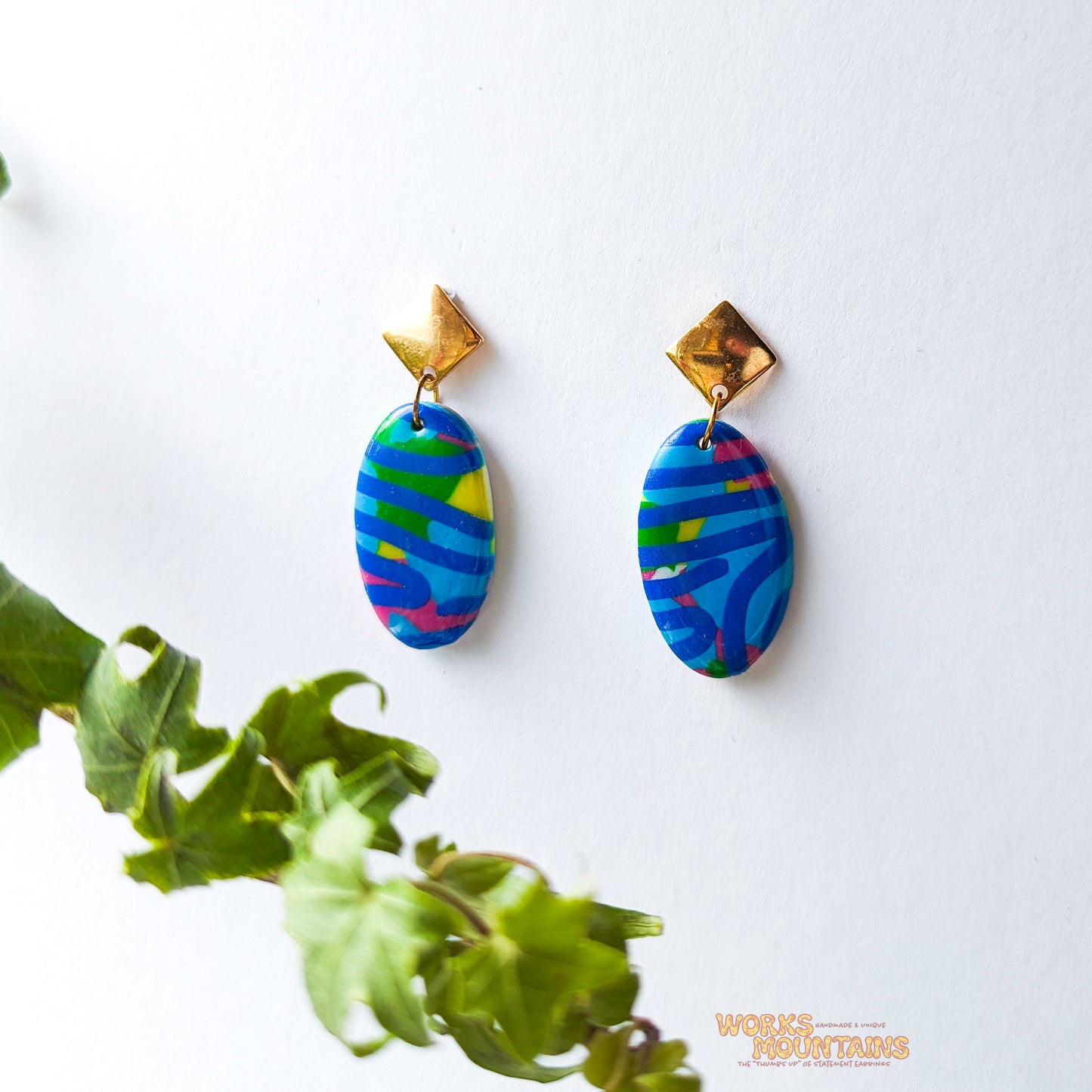 Limited Editions: Swirly Sensation Polymer Clay Earrings