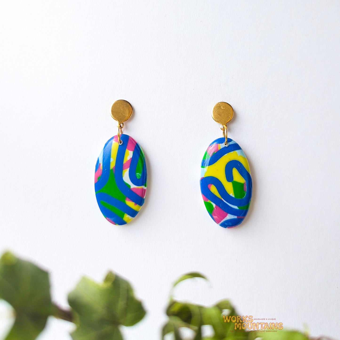 Limited Editions: Swirly Sensation Polymer Clay Earrings