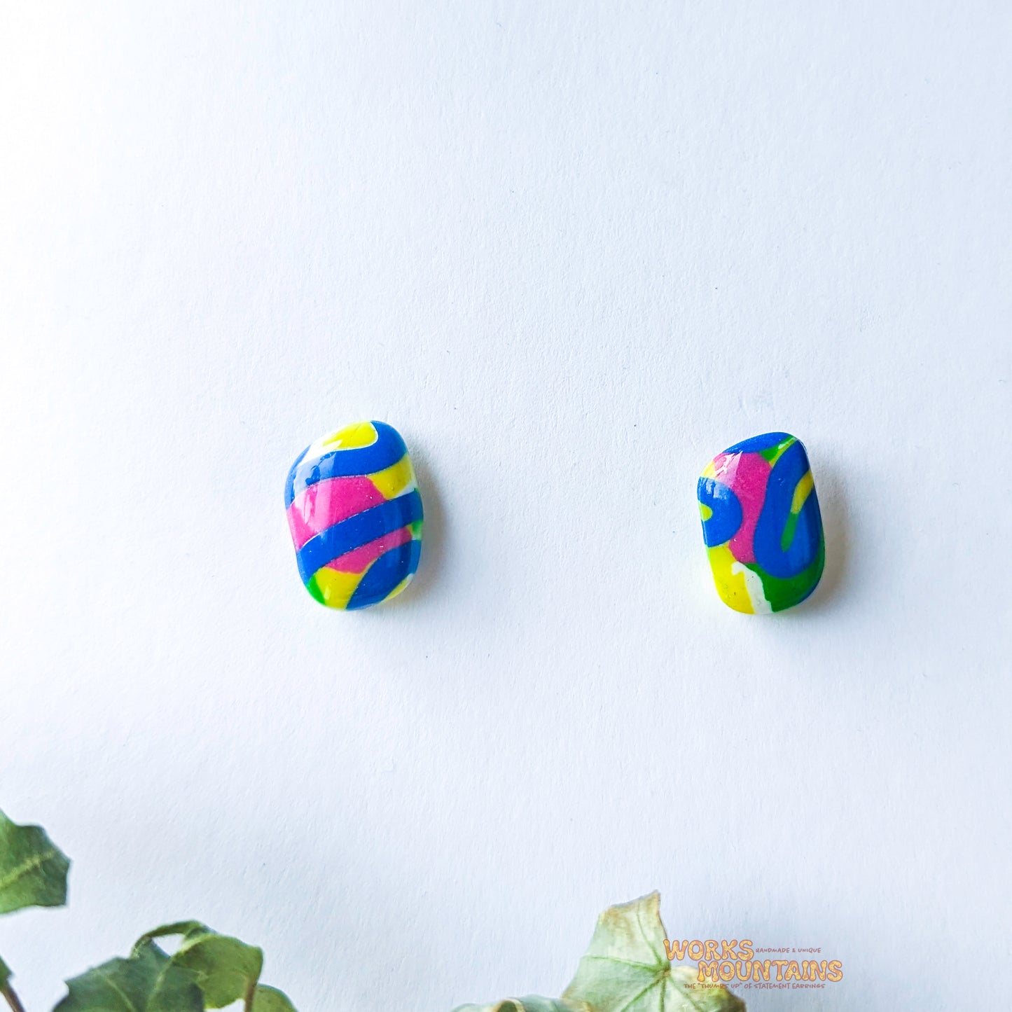 Limited Editions: Swirly Sensation Polymer Clay Earrings