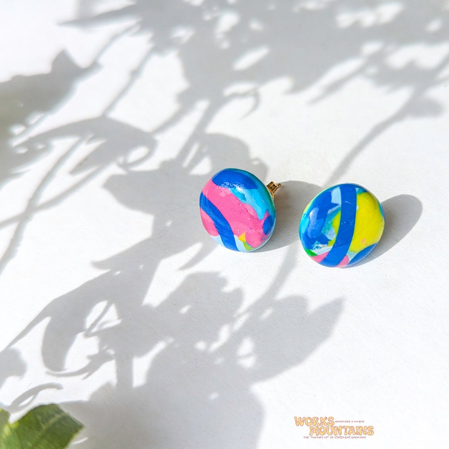 Limited Editions: Swirly Sensation Polymer Clay Earrings