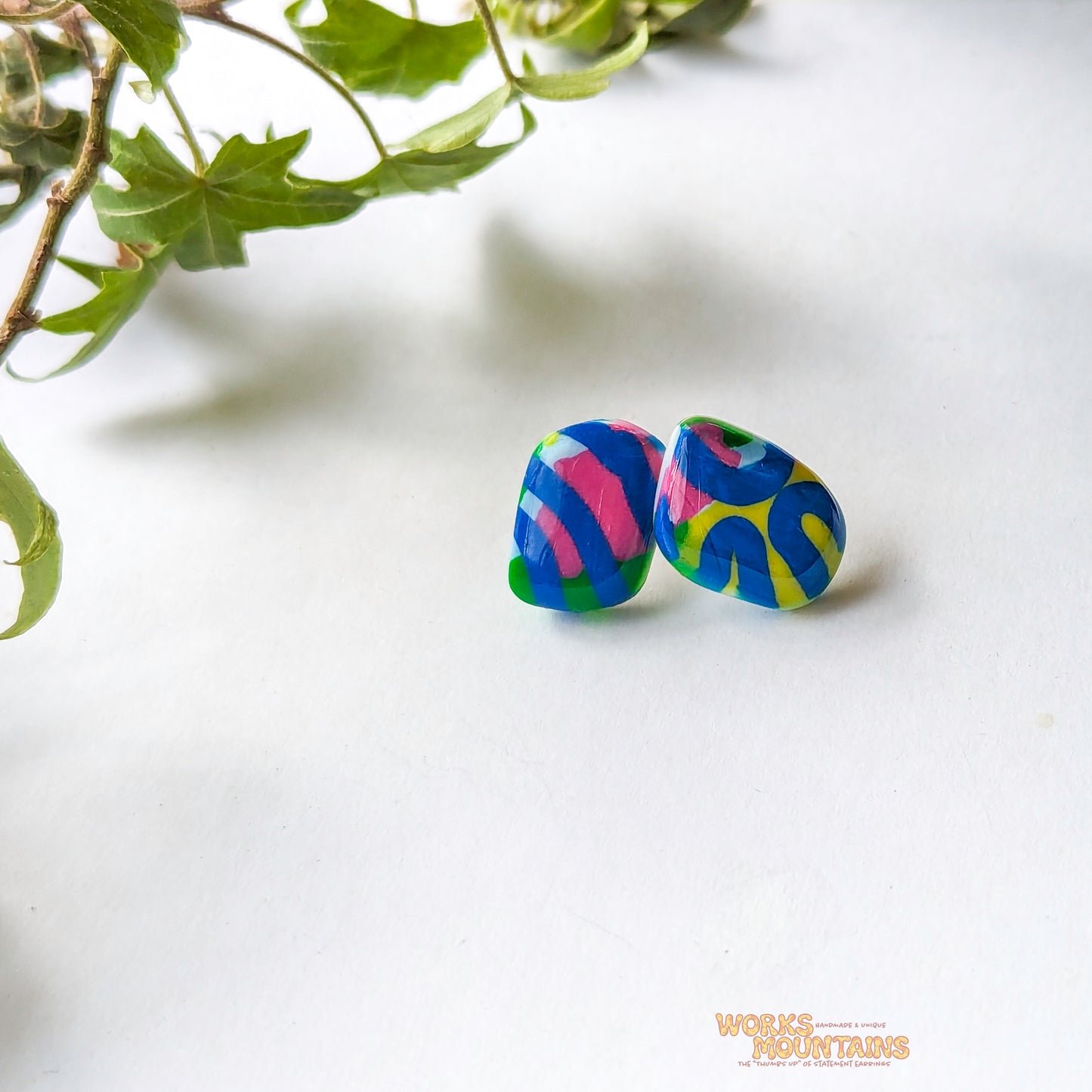 Limited Editions: Swirly Sensation Polymer Clay Earrings