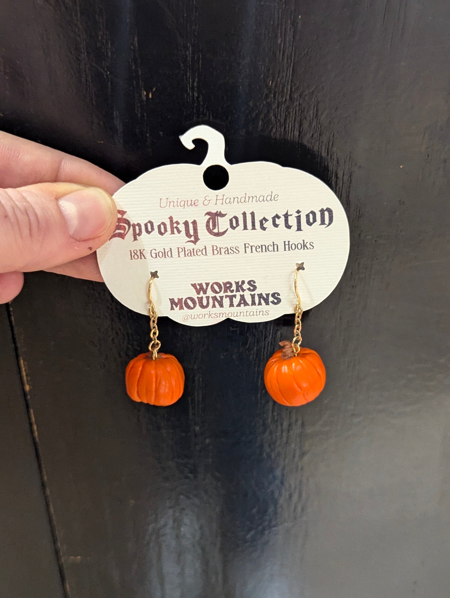 Mini Dangling Pumpkins - Halloween