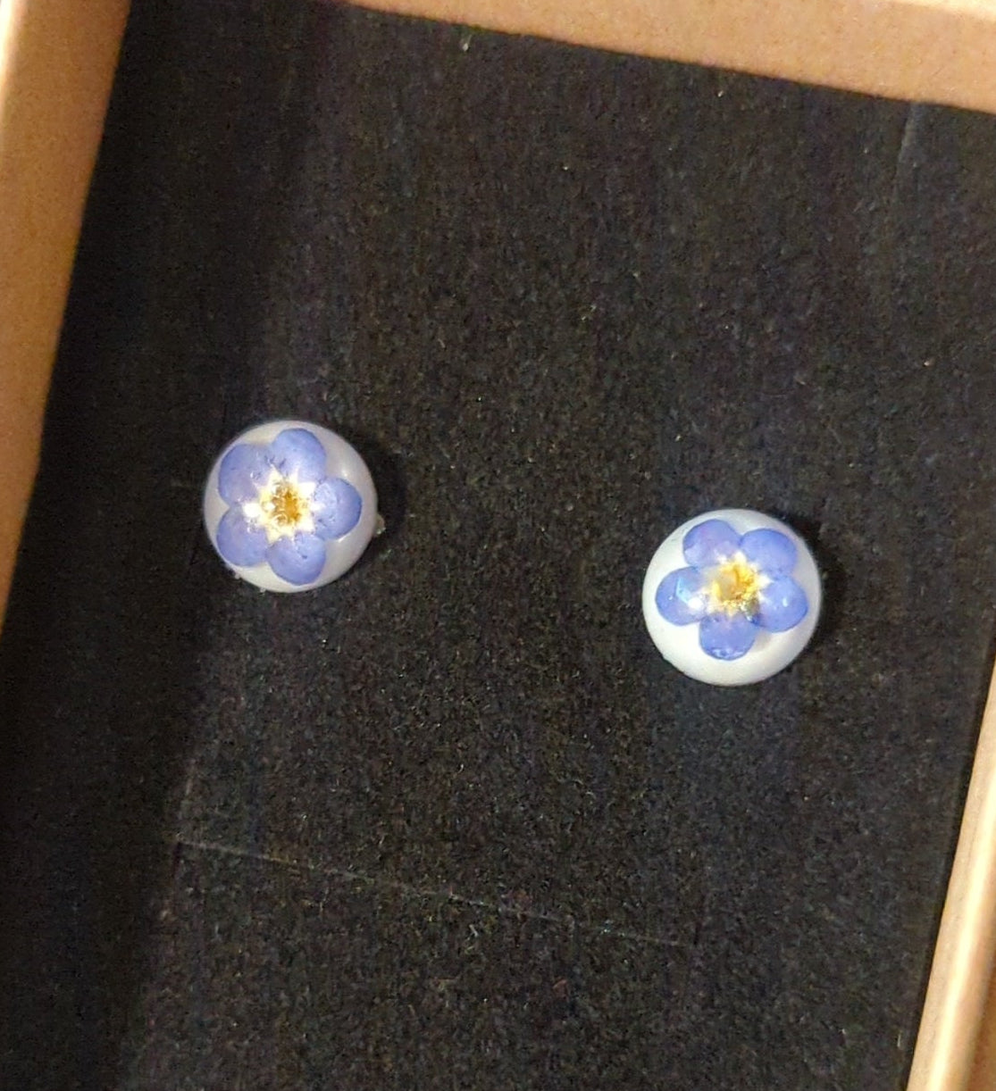 Forget-Me-Not Studs | Dome | Made to order